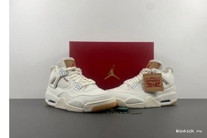 'WHITE' X JORDAN 4 AIR LEVI'S 0720